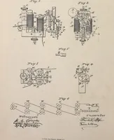 An illustration from Collection of United States patents granted to Thomas A. Edison, 1869-1884 (1869)