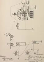 An illustration from Collection of United States patents granted to Thomas A. Edison, 1869-1884 (1869)