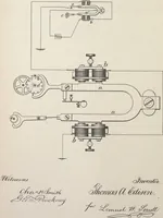 An illustration from Collection of United States patents granted to Thomas A. Edison, 1869-1884 (1869)