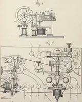 An illustration from Collection of United States patents granted to Thomas A. Edison, 1869-1884 (1869)