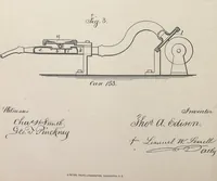 Picture 159 of 492 from Collection of United States patents granted to Thomas A. Edison, 1869-1884 (1869), leaf 575