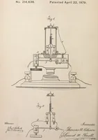 An illustration from Collection of United States patents granted to Thomas A. Edison, 1869-1884 (1869)