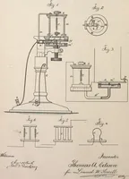 An illustration from Collection of United States patents granted to Thomas A. Edison, 1869-1884 (1869)