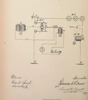 An illustration from Collection of United States patents granted to Thomas A. Edison, 1869-1884 (1869)