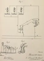 An illustration from Collection of United States patents granted to Thomas A. Edison, 1869-1884 (1869)