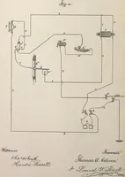An illustration from Collection of United States patents granted to Thomas A. Edison, 1869-1884 (1869)