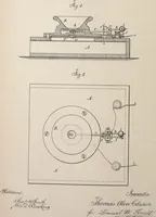 An illustration from Collection of United States patents granted to Thomas A. Edison, 1869-1884 (1869)