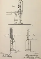 An illustration from Collection of United States patents granted to Thomas A. Edison, 1869-1884 (1869)