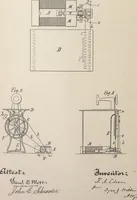 An illustration from Collection of United States patents granted to Thomas A. Edison, 1869-1884 (1869)