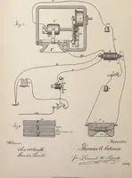 An illustration from Collection of United States patents granted to Thomas A. Edison, 1869-1884 (1869)