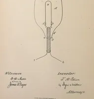 An illustration from Collection of United States patents granted to Thomas A. Edison, 1869-1884 (1869)