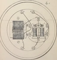 An illustration from Collection of United States patents granted to Thomas A. Edison, 1869-1884 (1869)