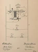 An illustration from Collection of United States patents granted to Thomas A. Edison, 1869-1884 (1869)