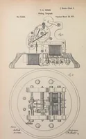 An illustration from Collection of United States patents granted to Thomas A. Edison, 1869-1884 (1869)