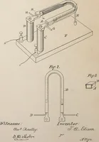An illustration from Collection of United States patents granted to Thomas A. Edison, 1869-1884 (1869)