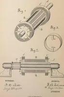 An illustration from Collection of United States patents granted to Thomas A. Edison, 1869-1884 (1869)