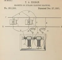 An illustration from Collection of United States patents granted to Thomas A. Edison, 1869-1884 (1869)