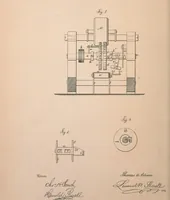 An illustration from Collection of United States patents granted to Thomas A. Edison, 1869-1884 (1869)