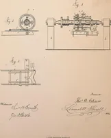 An illustration from Collection of United States patents granted to Thomas A. Edison, 1869-1884 (1869)