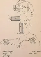 An illustration from Collection of United States patents granted to Thomas A. Edison, 1869-1884 (1869)