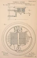 Picture 49 of 202 from Collection of United States patents granted to Thomas A. Edison, 1869-1884 (1869), leaf 157