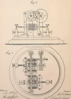 An illustration from Collection of United States patents granted to Thomas A. Edison, 1869-1884 (1869)