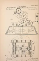 Picture 56 of 202 from Collection of United States patents granted to Thomas A. Edison, 1869-1884 (1869), leaf 187