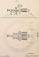 An illustration from Collection of United States patents granted to Thomas A. Edison, 1869-1884 (1869)