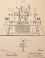 An illustration from Collection of United States patents granted to Thomas A. Edison, 1869-1884 (1869)