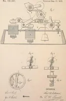An illustration from Collection of United States patents granted to Thomas A. Edison, 1869-1884 (1869)