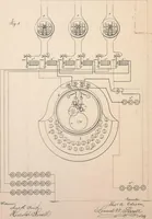 An illustration from Collection of United States patents granted to Thomas A. Edison, 1869-1884 (1869)