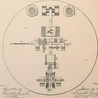 An illustration from Collection of United States patents granted to Thomas A. Edison, 1869-1884 (1869)