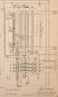 An illustration from Collection of United States patents granted to Thomas A. Edison, 1869-1884 (1869)