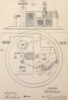 An illustration from Collection of United States patents granted to Thomas A. Edison, 1869-1884 (1869)