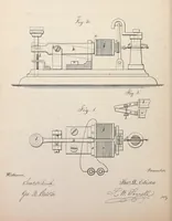 An illustration from Collection of United States patents granted to Thomas A. Edison, 1869-1884 (1869)