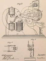 An illustration from Collection of United States patents granted to Thomas A. Edison, 1869-1884 (1869)