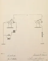 An illustration from Collection of United States patents granted to Thomas A. Edison, 1869-1884 (1869)