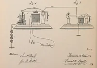 An illustration from Collection of United States patents granted to Thomas A. Edison, 1869-1884 (1869)