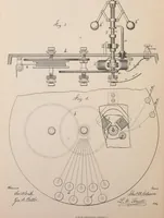 An illustration from Collection of United States patents granted to Thomas A. Edison, 1869-1884 (1869)