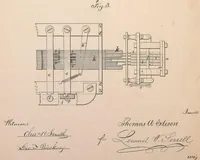 An illustration from Collection of United States patents granted to Thomas A. Edison, 1869-1884 (1869)