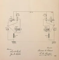 An illustration from Collection of United States patents granted to Thomas A. Edison, 1869-1884 (1869)