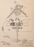 An illustration from Collection of United States patents granted to Thomas A. Edison, 1869-1884 (1869)