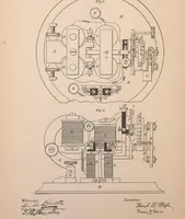 An illustration from Collection of United States patents granted to Thomas A. Edison, 1869-1884 (1869)