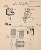 Picture 14 of 202 from Collection of United States patents granted to Thomas A. Edison, 1869-1884 (1869), leaf 47