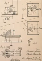 An illustration from Collection of United States patents granted to Thomas A. Edison, 1869-1884 (1869)