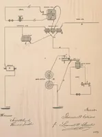 An illustration from Collection of United States patents granted to Thomas A. Edison, 1869-1884 (1869)
