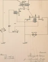An illustration from Collection of United States patents granted to Thomas A. Edison, 1869-1884 (1869)
