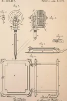 An illustration from Collection of United States patents granted to Thomas A. Edison, 1869-1884 (1869)