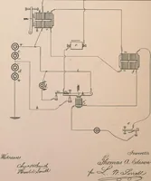 An illustration from Collection of United States patents granted to Thomas A. Edison, 1869-1884 (1869)