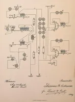 An illustration from Collection of United States patents granted to Thomas A. Edison, 1869-1884 (1869)